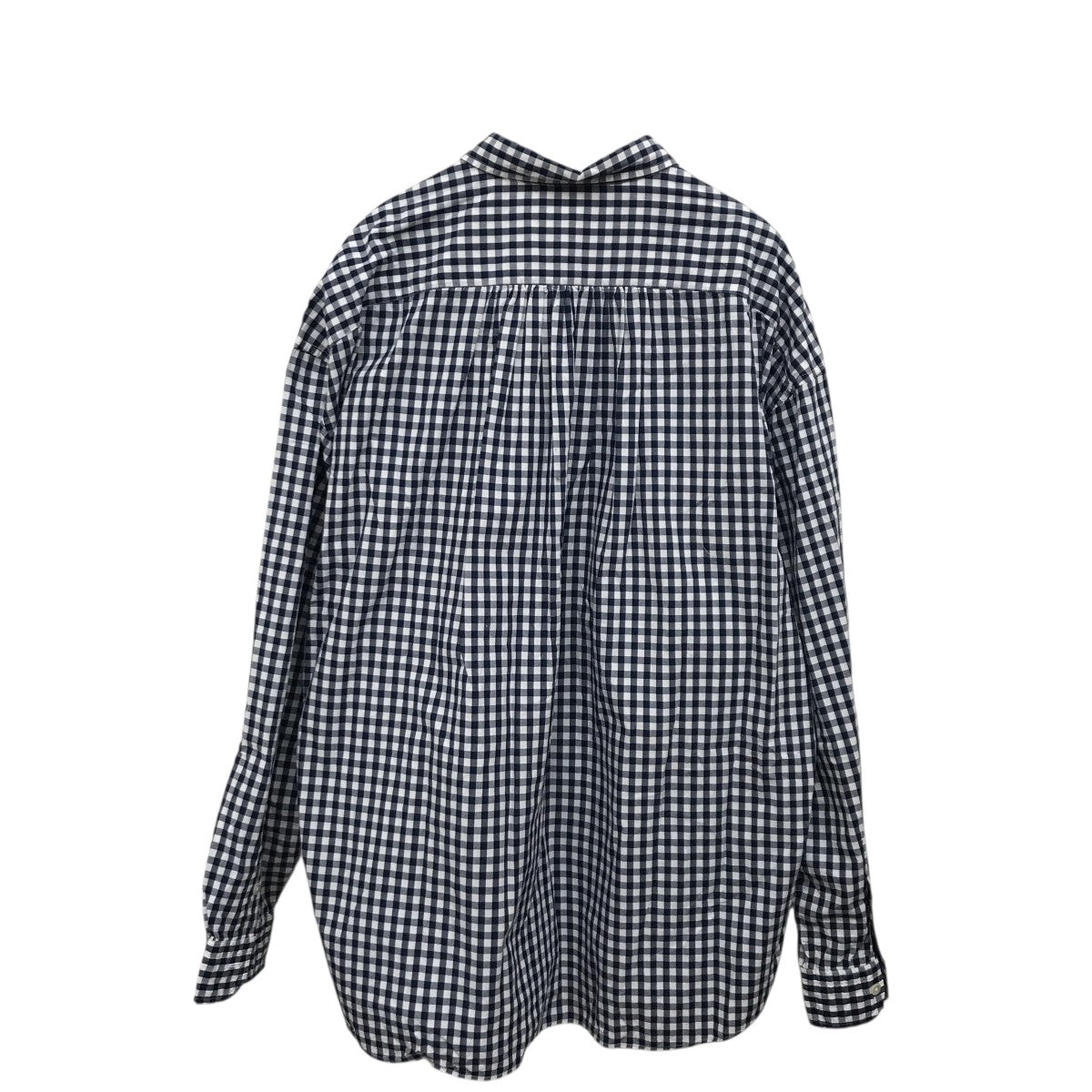 ROLL UP SHIRTギンガムチェックロングスリーブシャツ