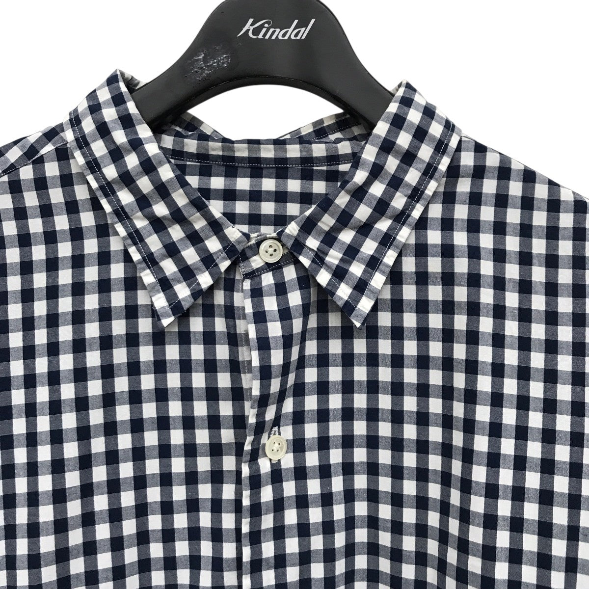 ROLL UP SHIRTギンガムチェックロングスリーブシャツ