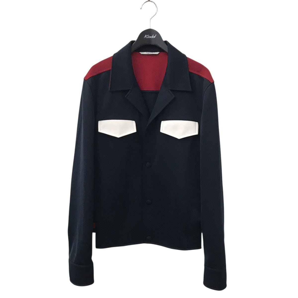 ヴァレンティノの襟が素敵なジャケット　ネイビー　38 ヴァレンティノの襟が素敵なジャケット ネイビー 38