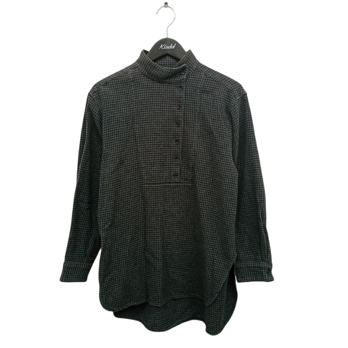 CHECK STAND COLLAR BLOUSEチェックシャツ8221-299-0229