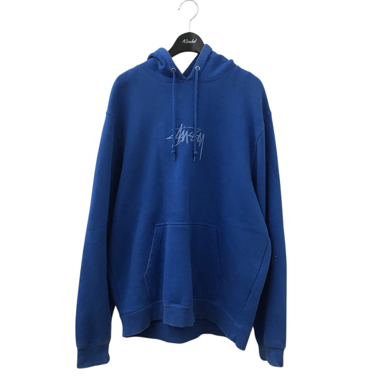 [大人気]　ステューシー　パーカー　ストックロゴ　刺繍　シンプル◎　ブルー stussy(ステューシー) パーカー118320 118320 ブルー サイズ M｜【公式