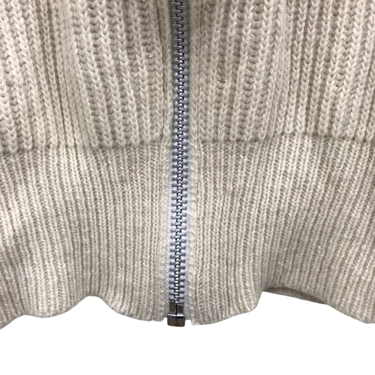 Washedwool Zip Knitニットジャケット12220540