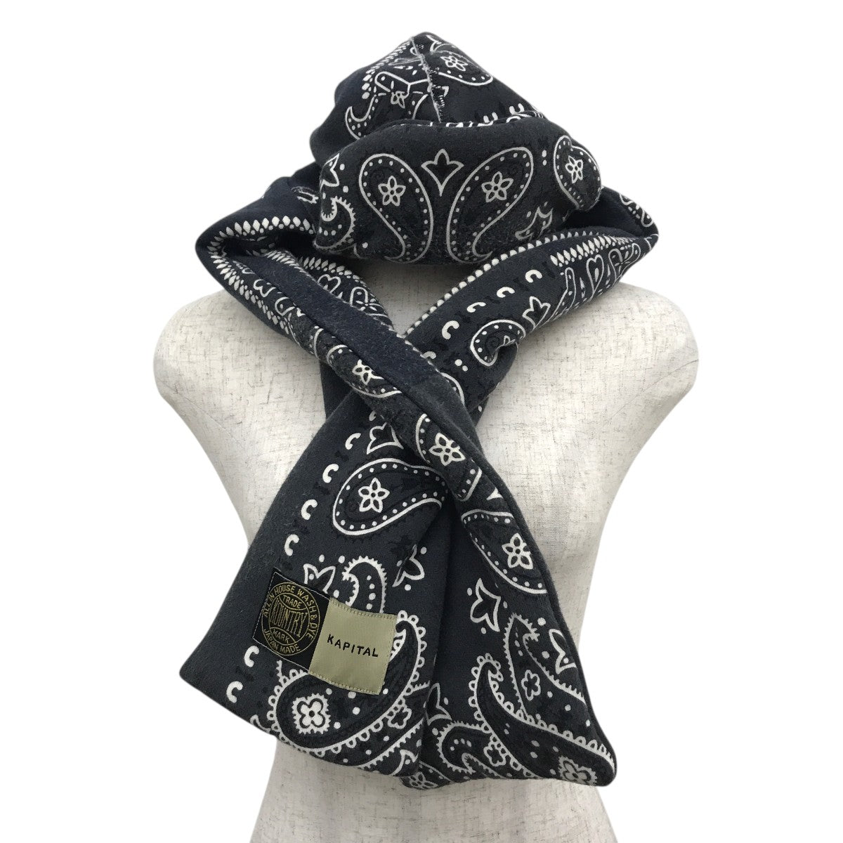 KAPITAL(キャピタル) KESA CAPペイズリーフードマフラーK2210XH517