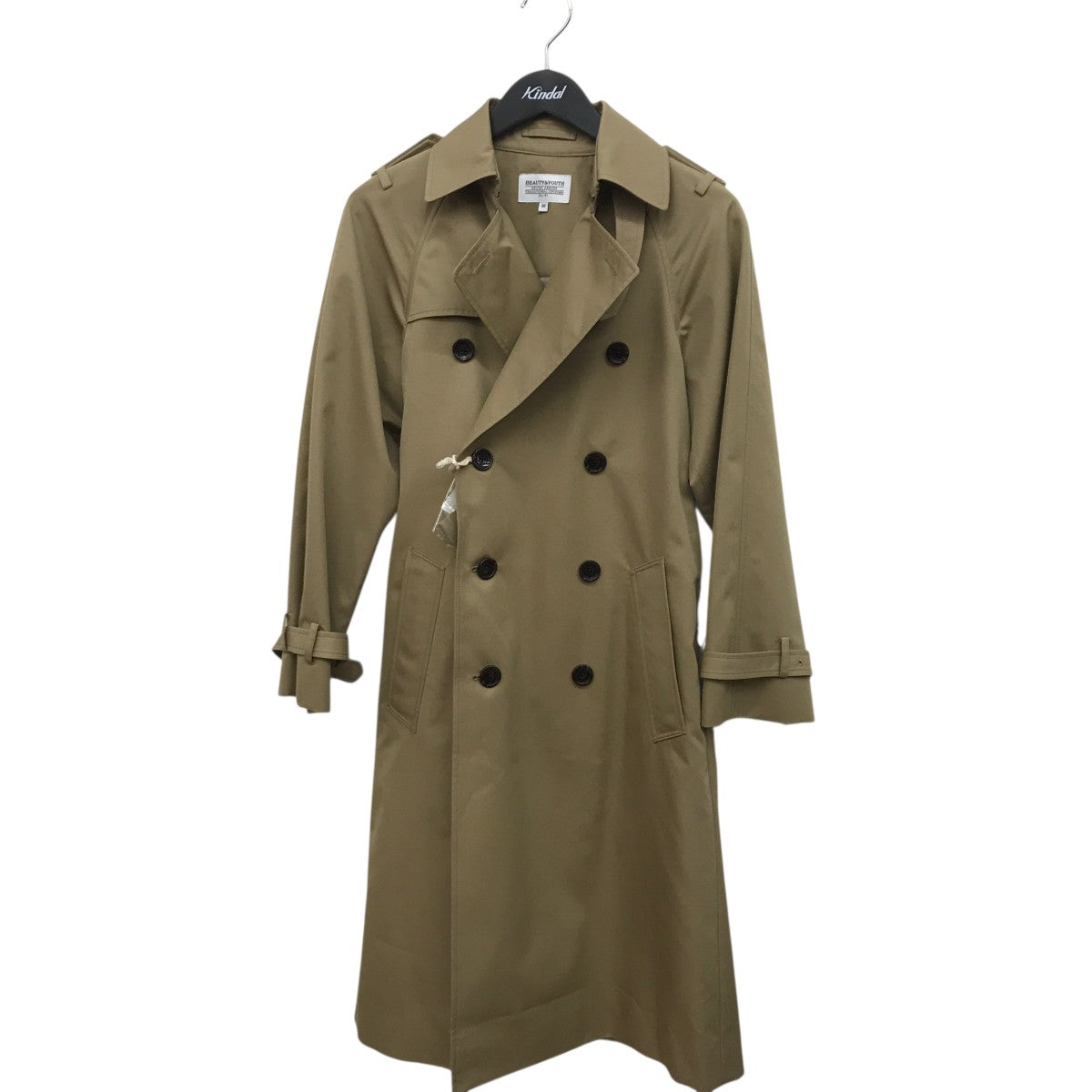 BEAUTY&YOUTH TRADITIONAL 60 2 ラグラントレンチコート1625-209-4312 古着・中古-1枚目のアイテム画像