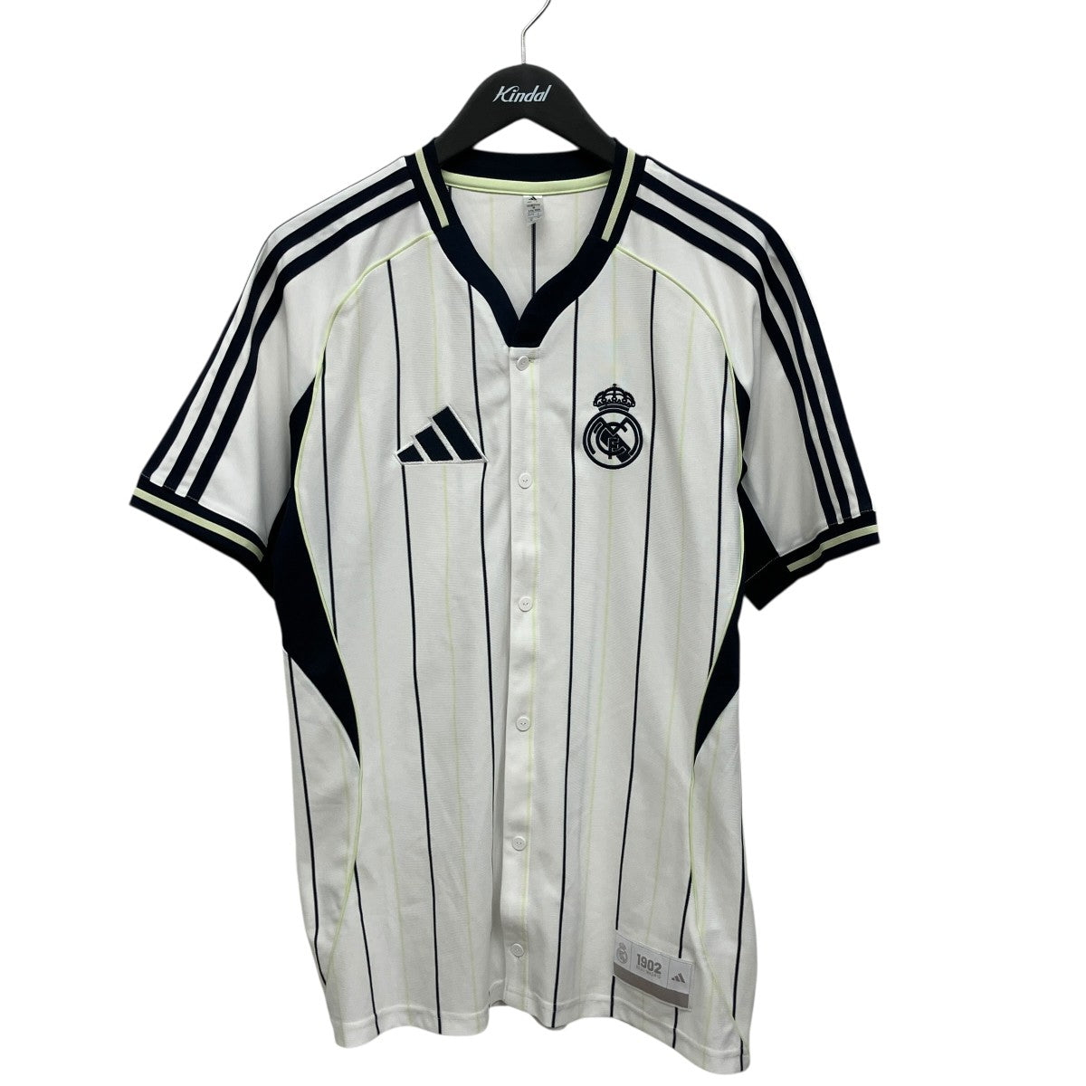 adidas(アディダス) レアル・マドリードTシャツ ホワイト×ネイビー