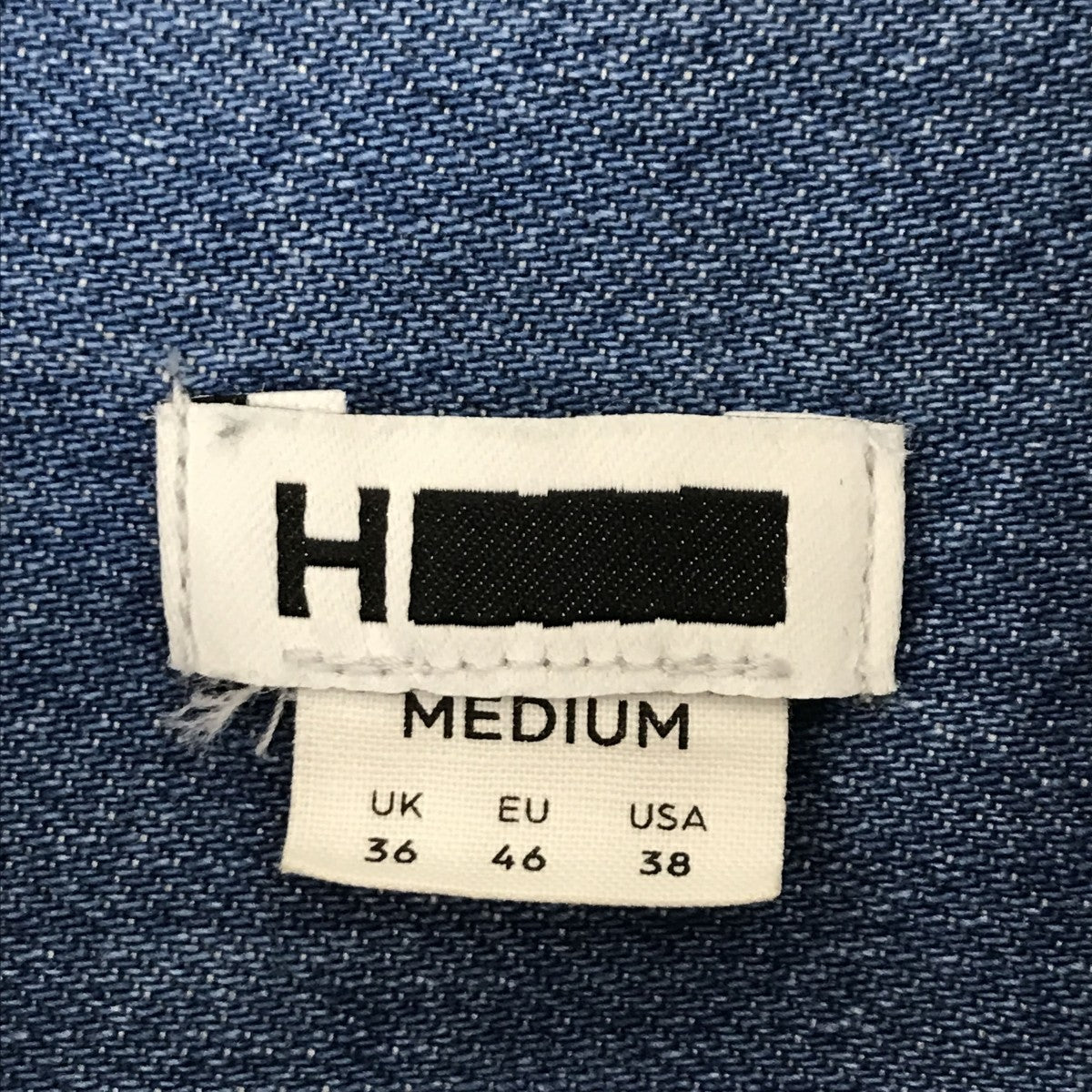 BLUE DENIM BIG BD SHIRTデニムシャツ1211-299-7617