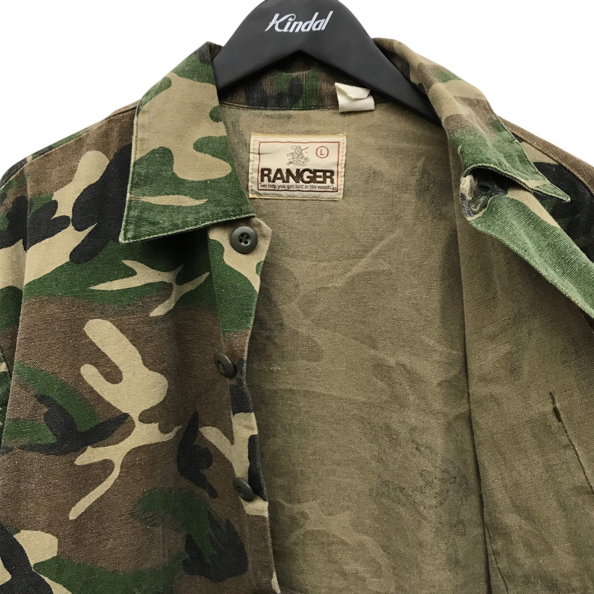 カモフラージュ柄ハンティングジャケット