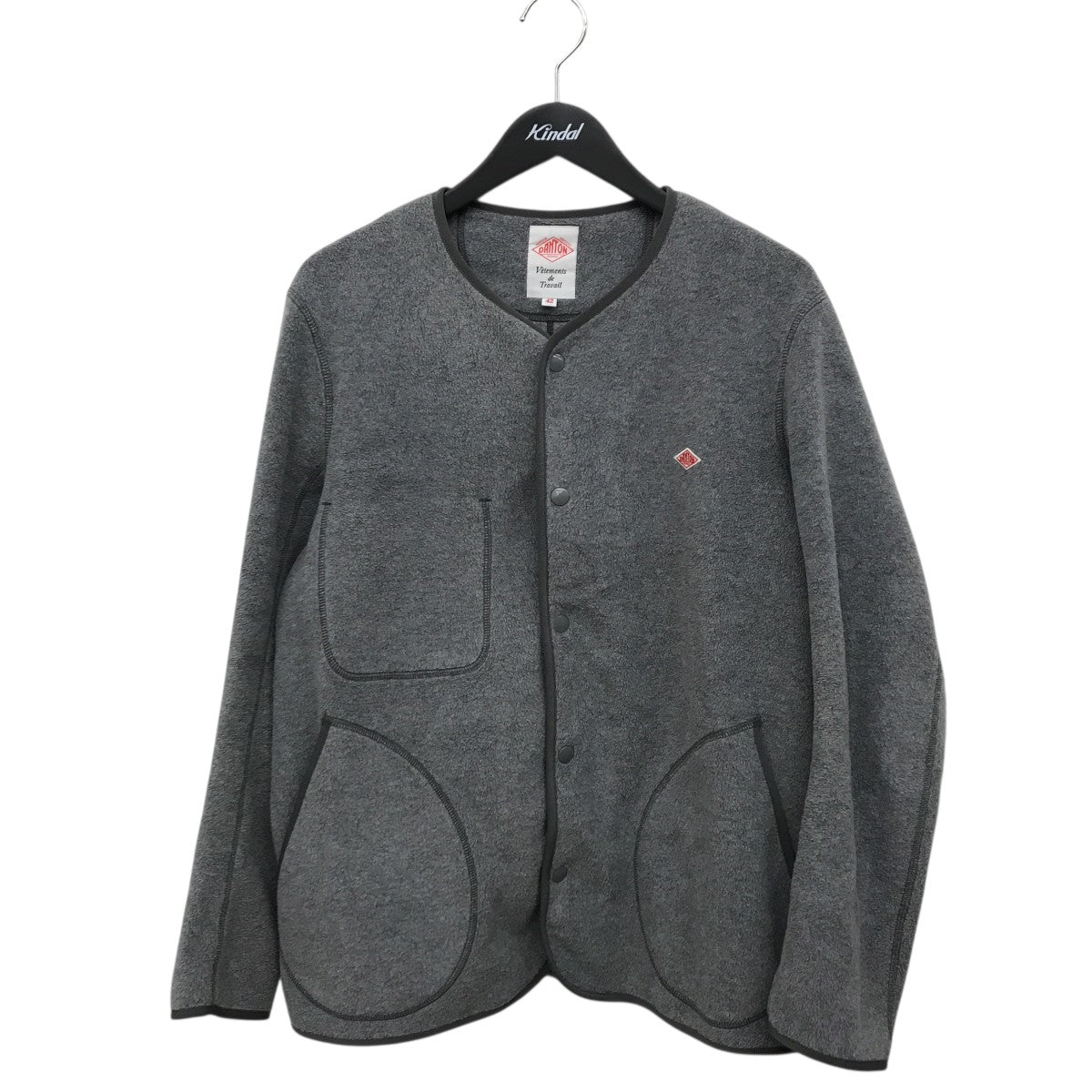 DANTON(ダントン) ノーカラーフリースジャケットJD-8939 JD-8939