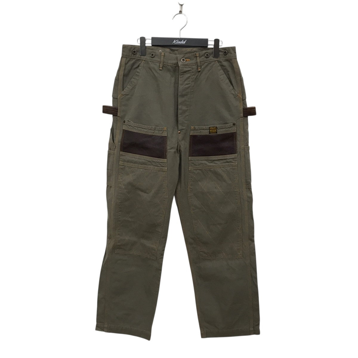 KAPITAL(キャピタル) ランバーダブルニーパンツ カーキ サイズ 2 KAPITAL(キャピタル) ランバーダブルニーパンツ カーキ サイズ 2