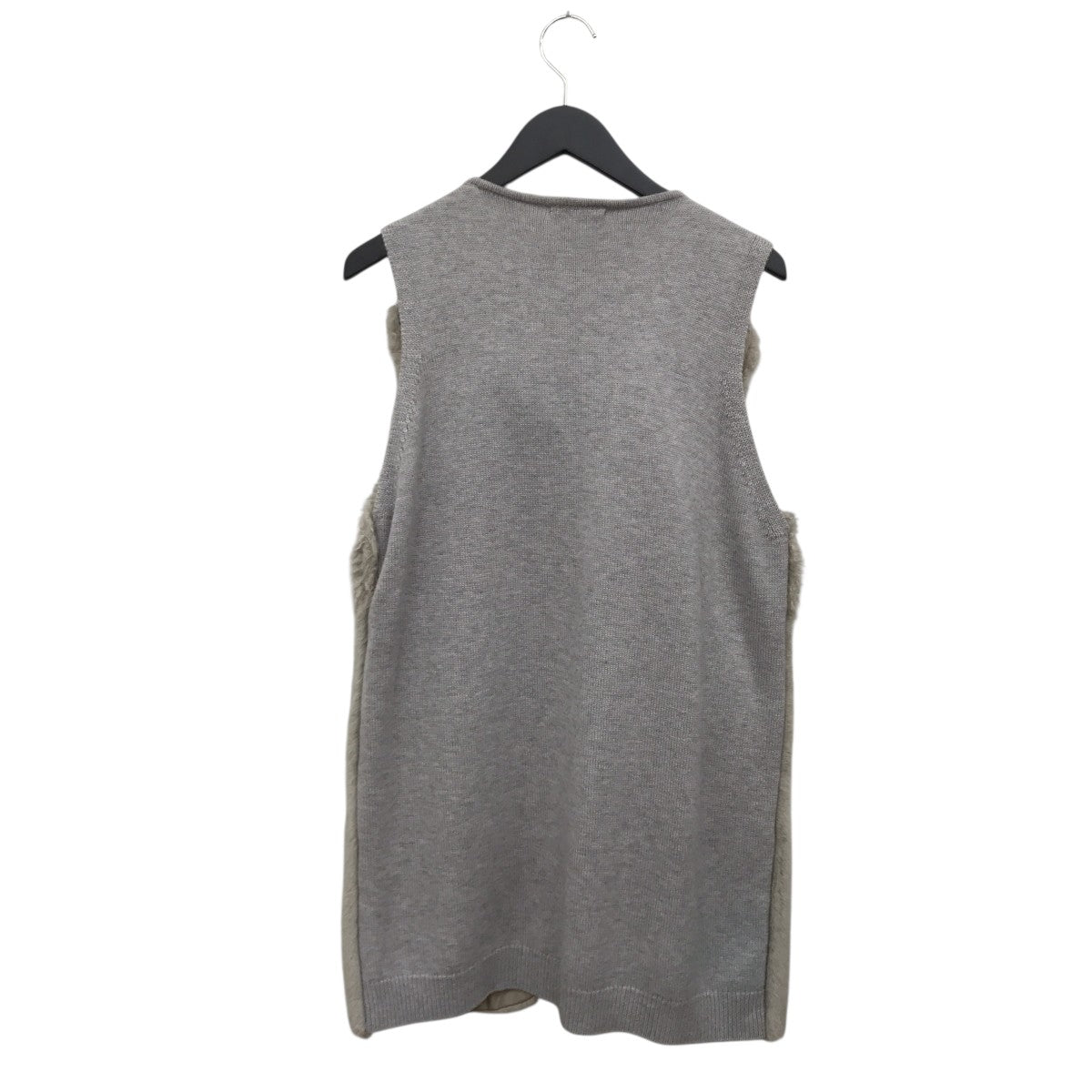 フェイクファーコンビニットジレベスト202320-16-090-94-020