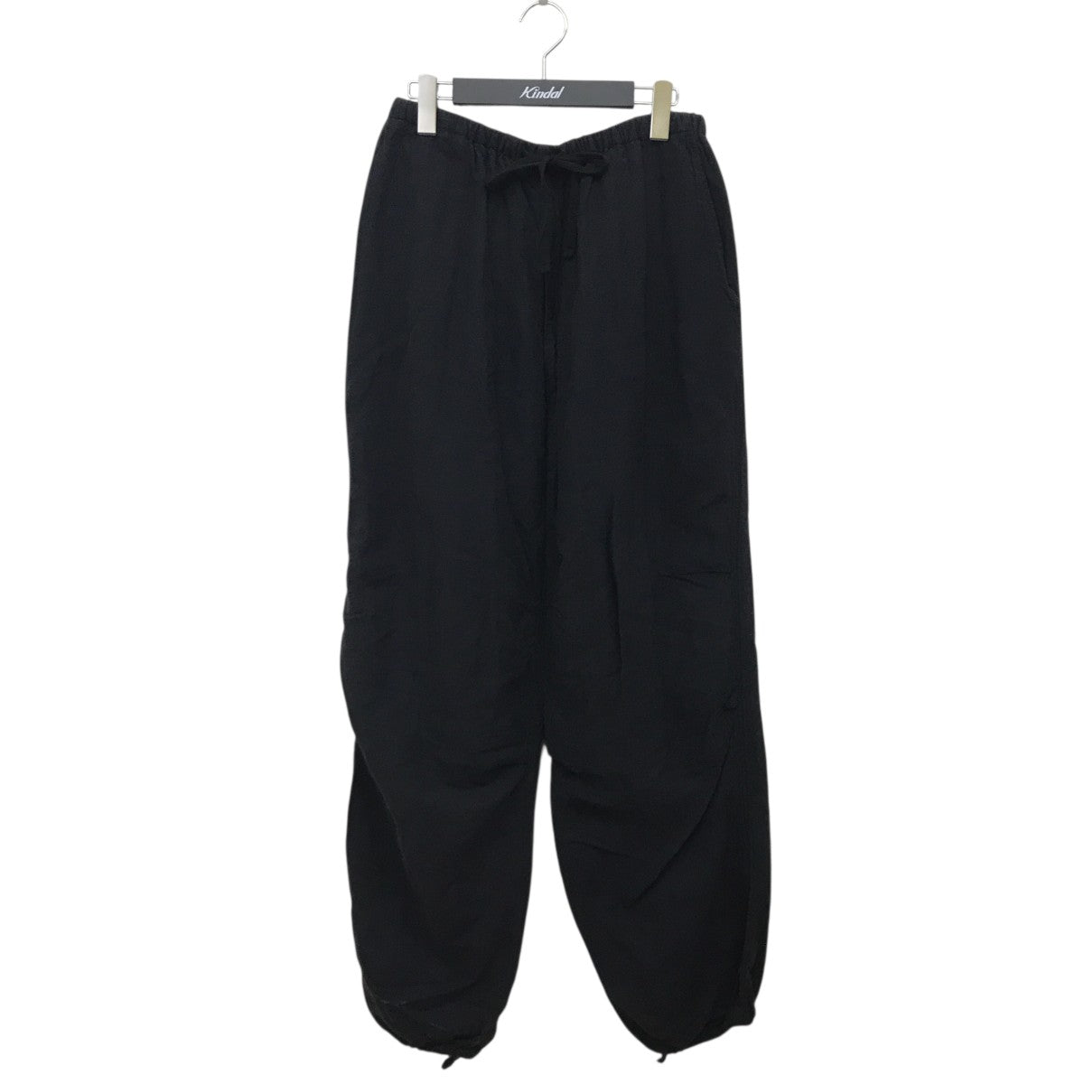 COMOLI(コモリ) 25SSフェードブラック ニータックパンツB01-03018 B01