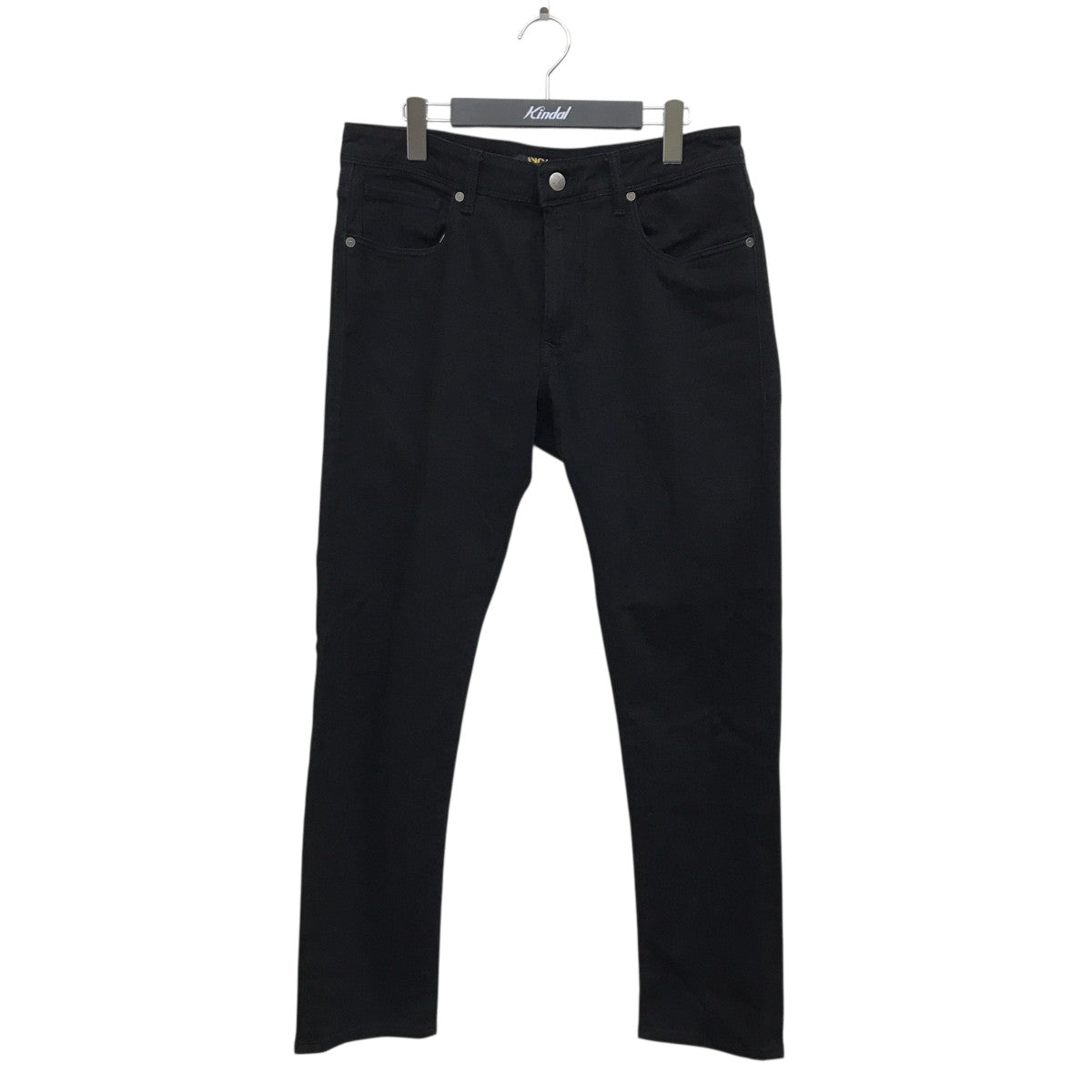 ストレッチ スリムテーパード ブラックジーンズデニムパンツX0630080W