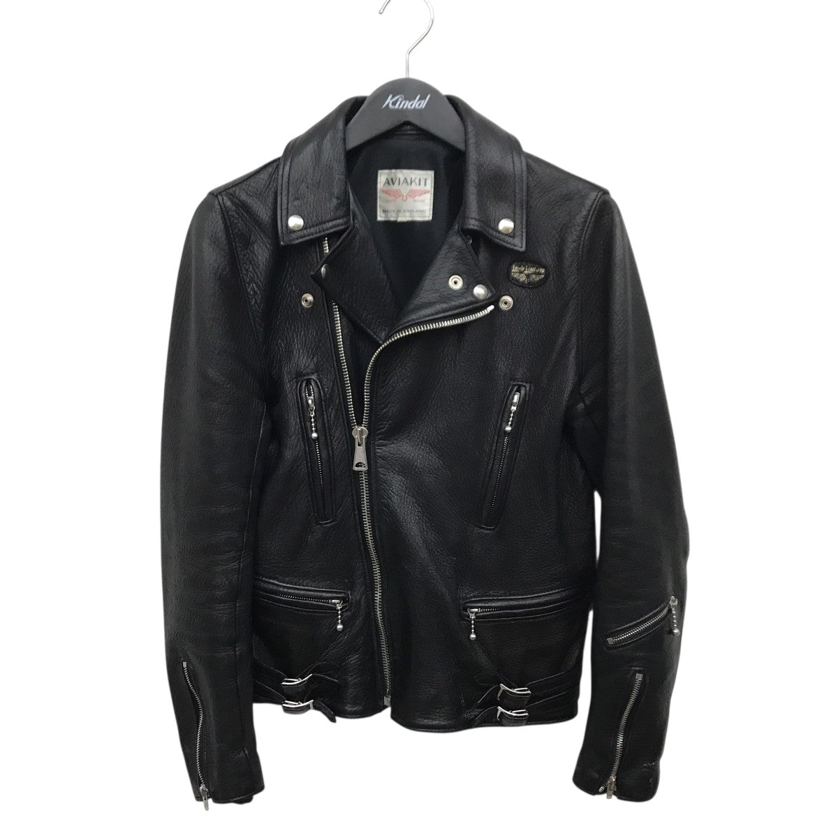 Lewis Leathers×THE REAL McCOY'S ダブルライダースジャケット ディア
