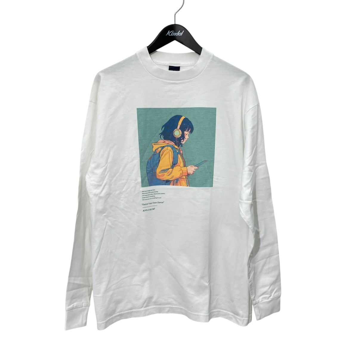 APPLEBUM(アップルバム) Headphone Girl L S T-shirtロングスリーブT