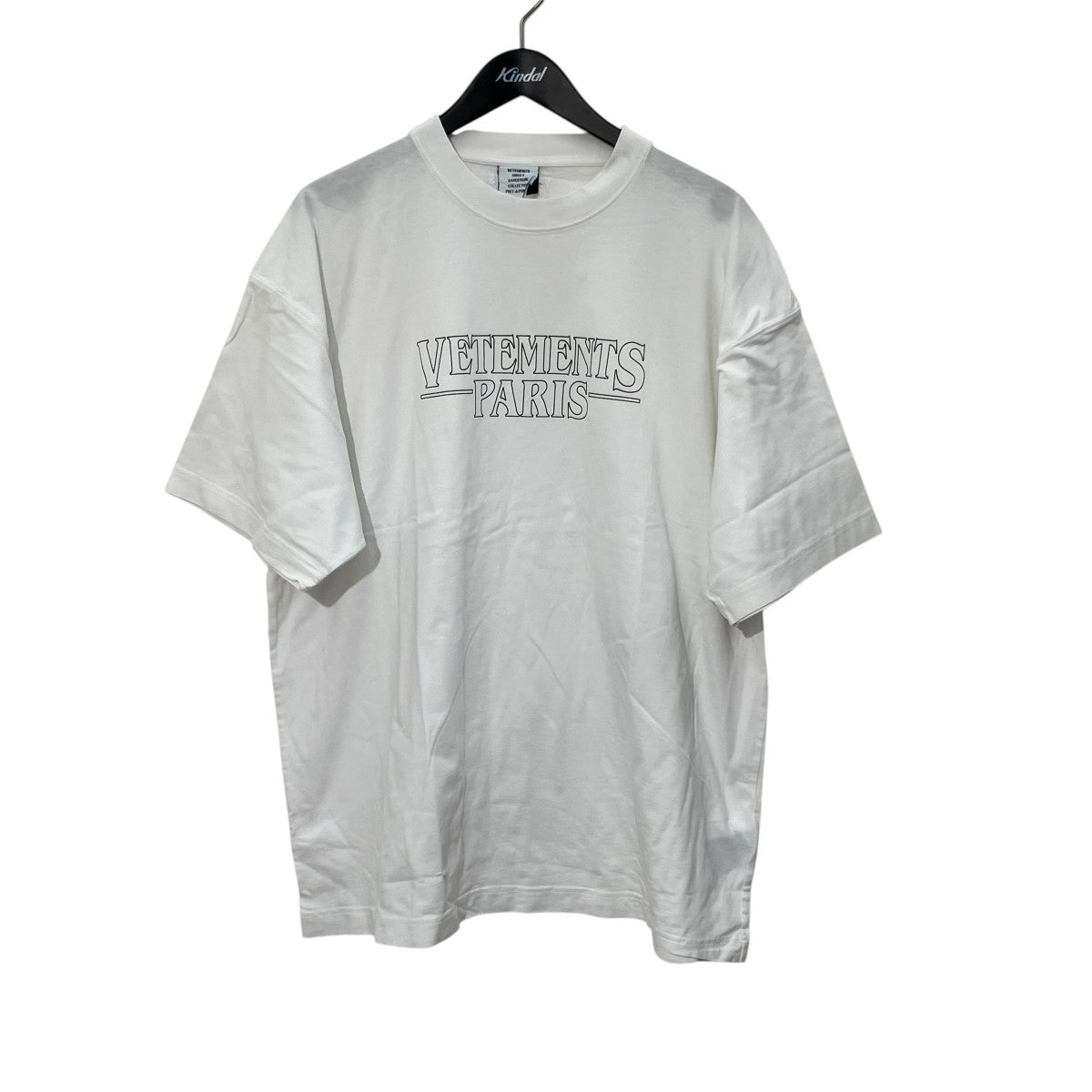 VETEMENTS ヴェトモン 半袖シャツ UE52SH260W サイズ:XS VETEMENTS(ヴェトモン) 半袖Tシャツ ホワイト サイズ XS｜【公式