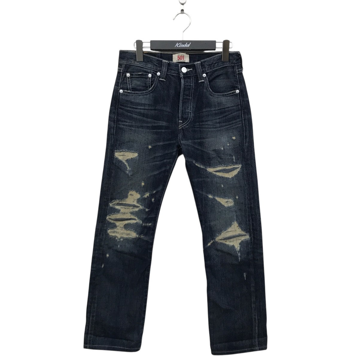 Levi's501　デニムパンツ　08501-01　W34　フィリピン製 LEVI'S(リーバイス) 501 ヴィンテージ加工デニムパンツ08501-01 08501