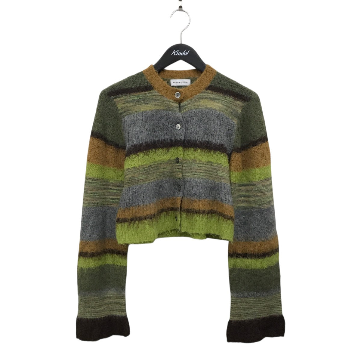 ボーダーニットカーディガン21242365307