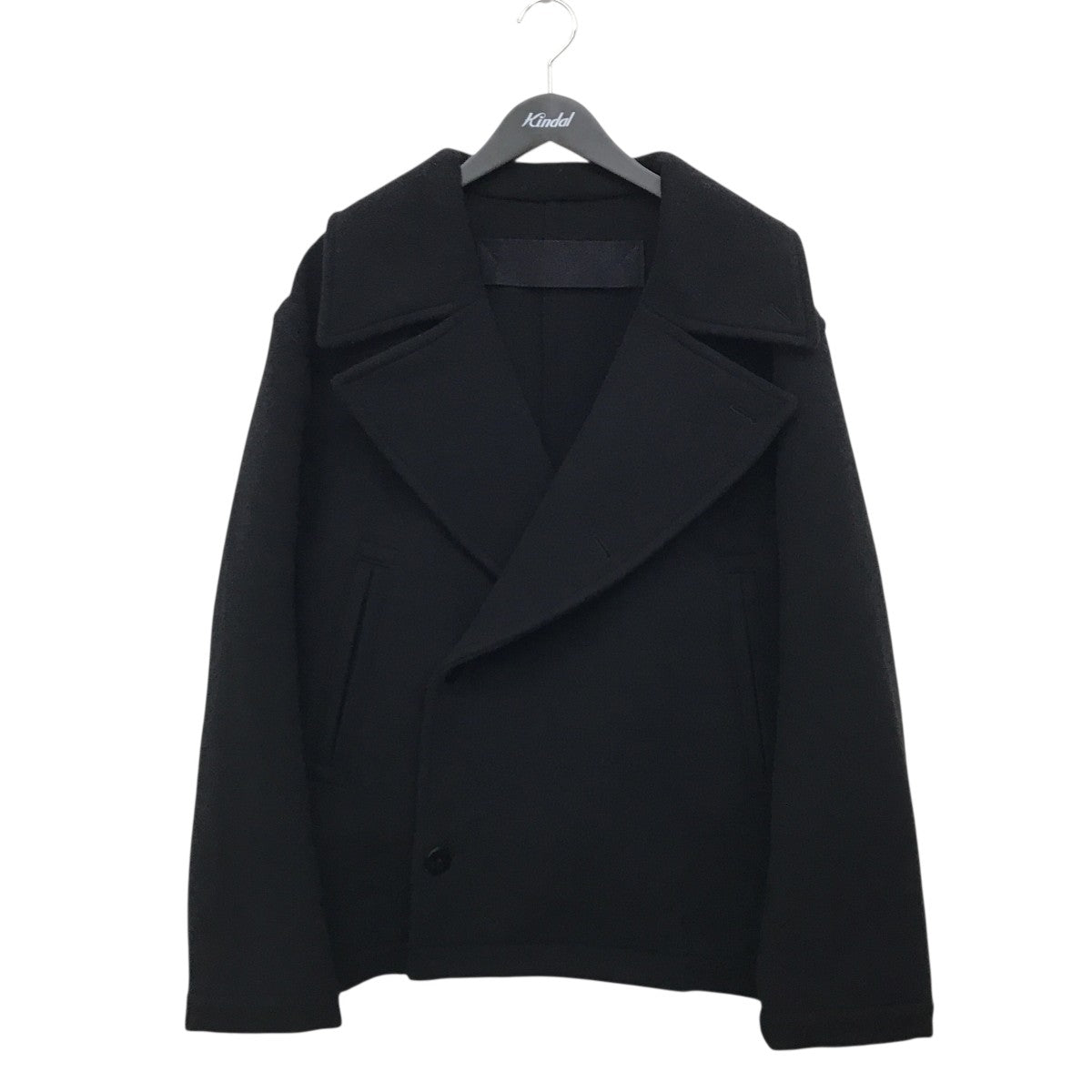 LEMAIRE(ルメール) BOXY PEACOATジャケットCO1131 CO1131 ブラック