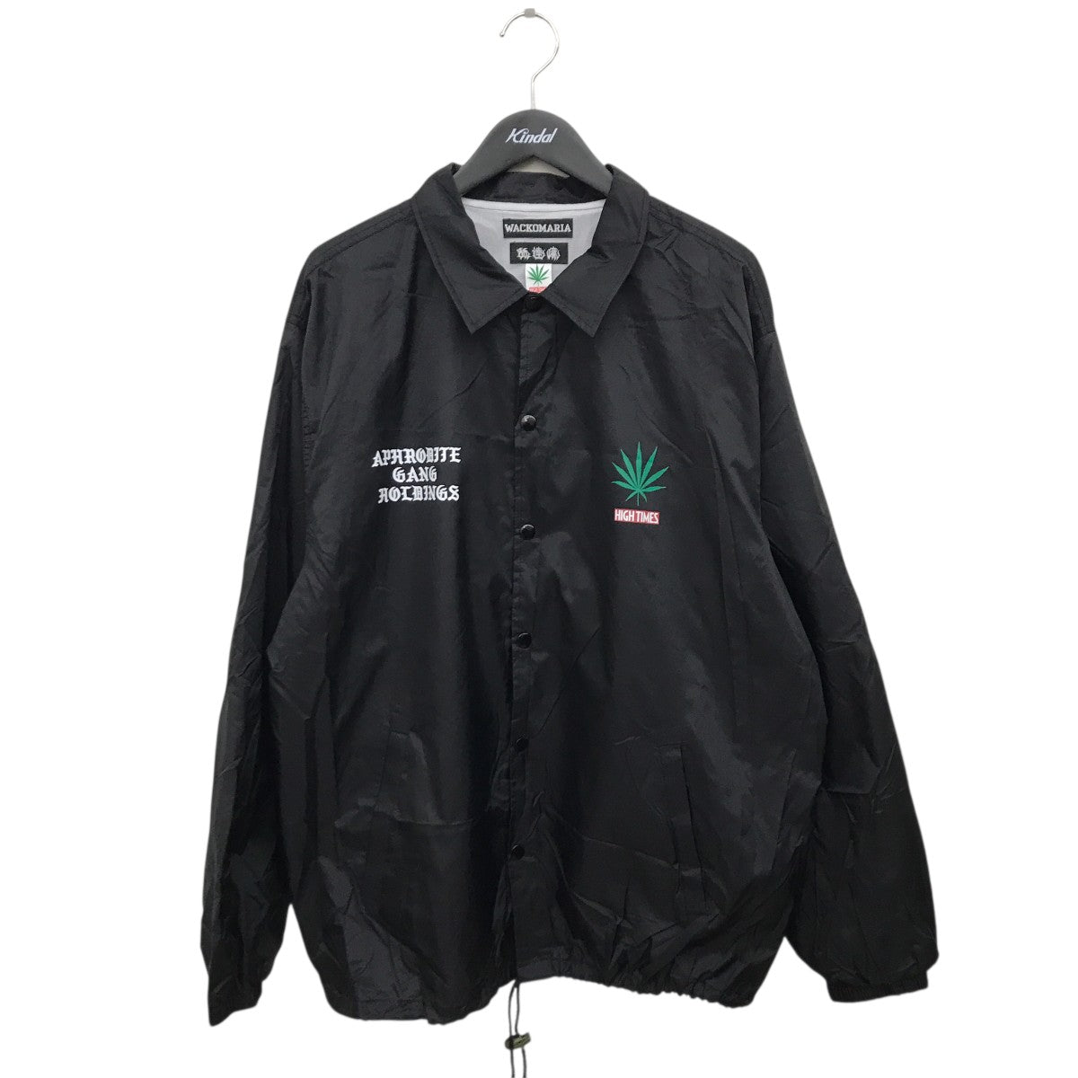 Lサイズ wackomaria コーチジャケット 黒 WACKO MARIA(ワコマリア)｜COACH JACKET ｜正規通販取扱店 In STATE