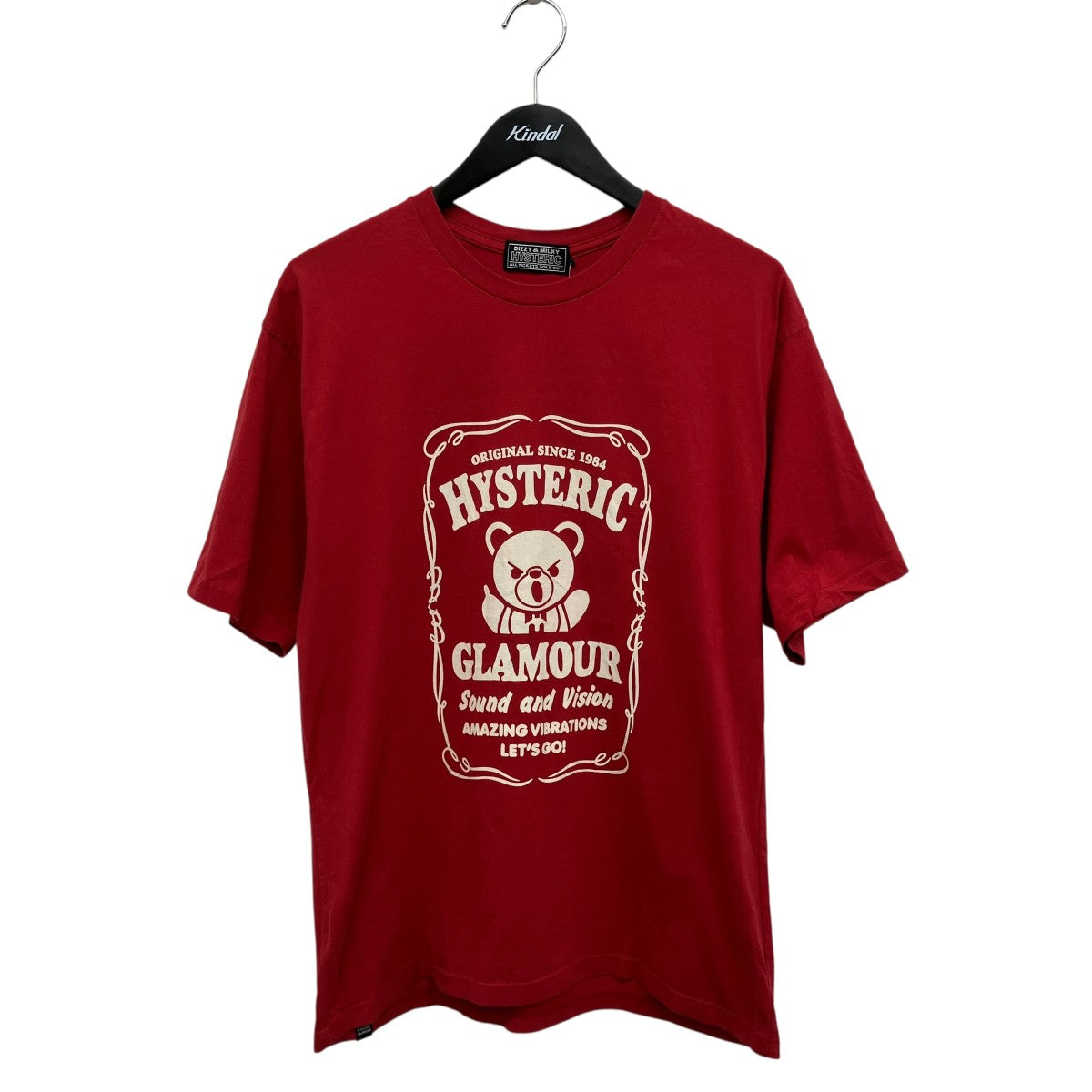 Hysteric Glamour(ヒステリックグラマー) BEAR LABELTシャツ02221CT01