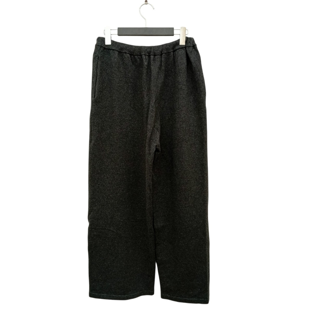 Cotton cashmere Straight pantsニットパンツwn22-12ss121-kw