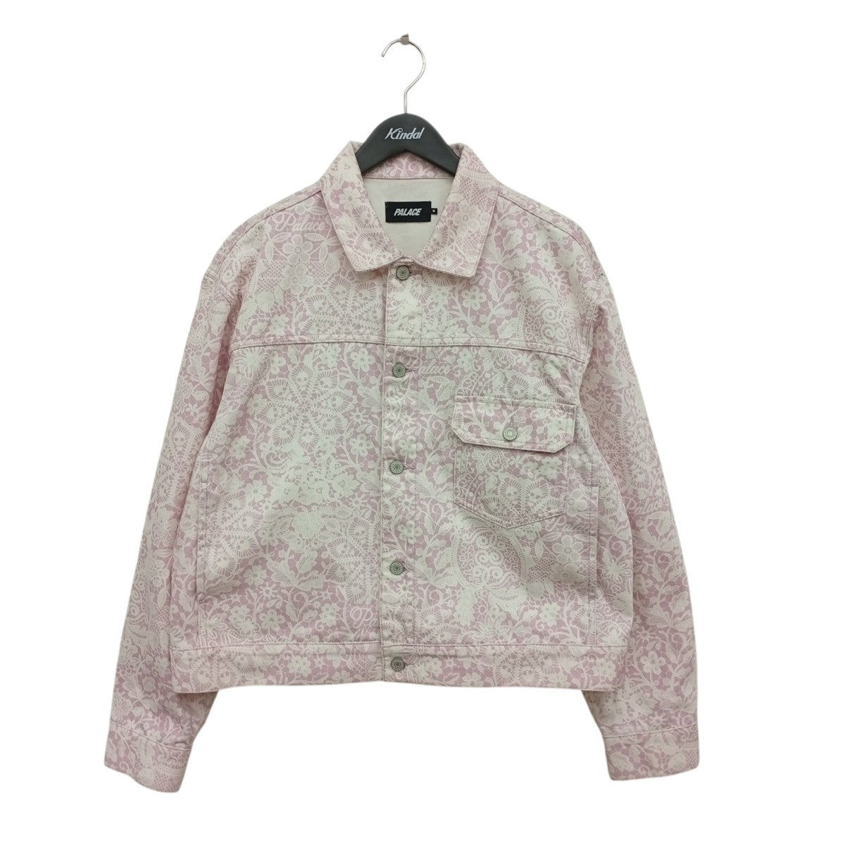 PALACE(パレス) 26SSLACE BLEACHED DENIM JACKET花柄デニムジャケット 