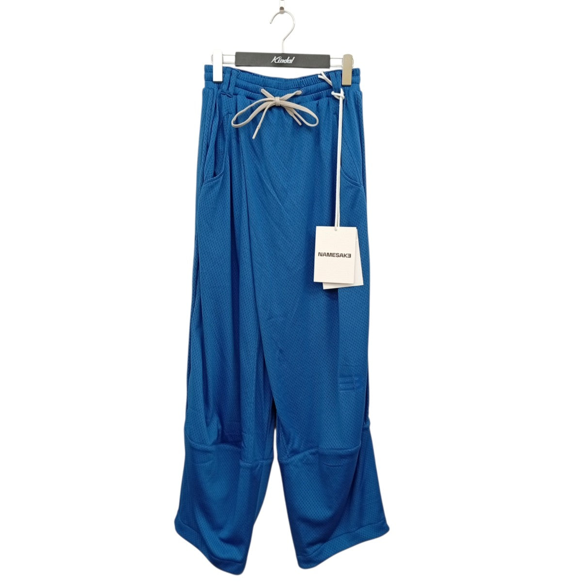 NAMESAKE(ネイムセイク) LAMAR CARROT WIDE TROUSERSパンツ ブルー