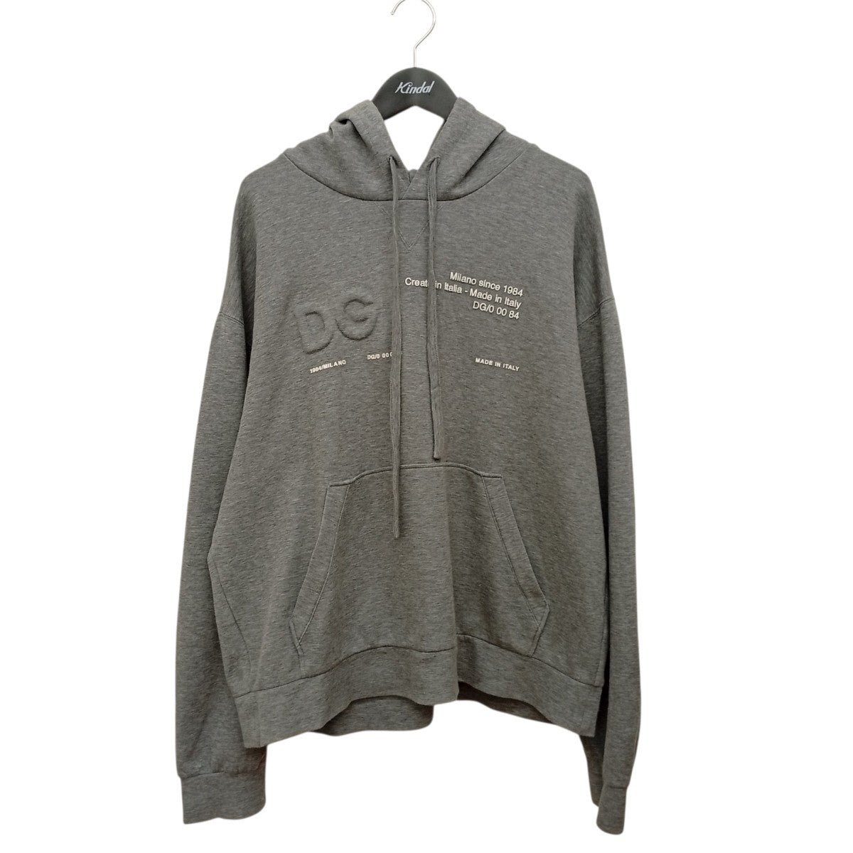 DOLCE ＆ GABBANA(ドルチェアンドガッバーナ) パーカー ライトグレー