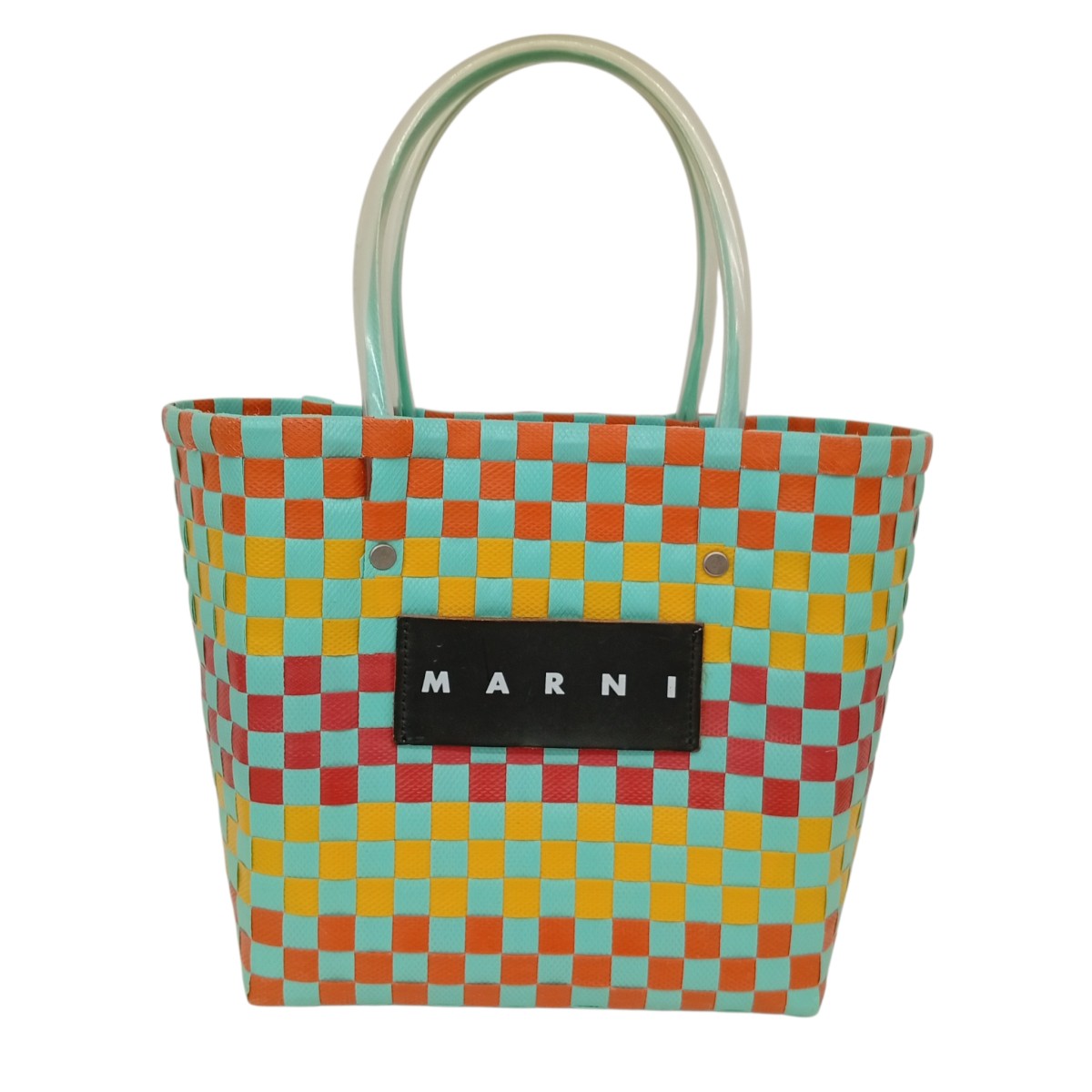 MARNI(マルニ) ピクニックトートバッグ ブルー×オレンジ｜【公式