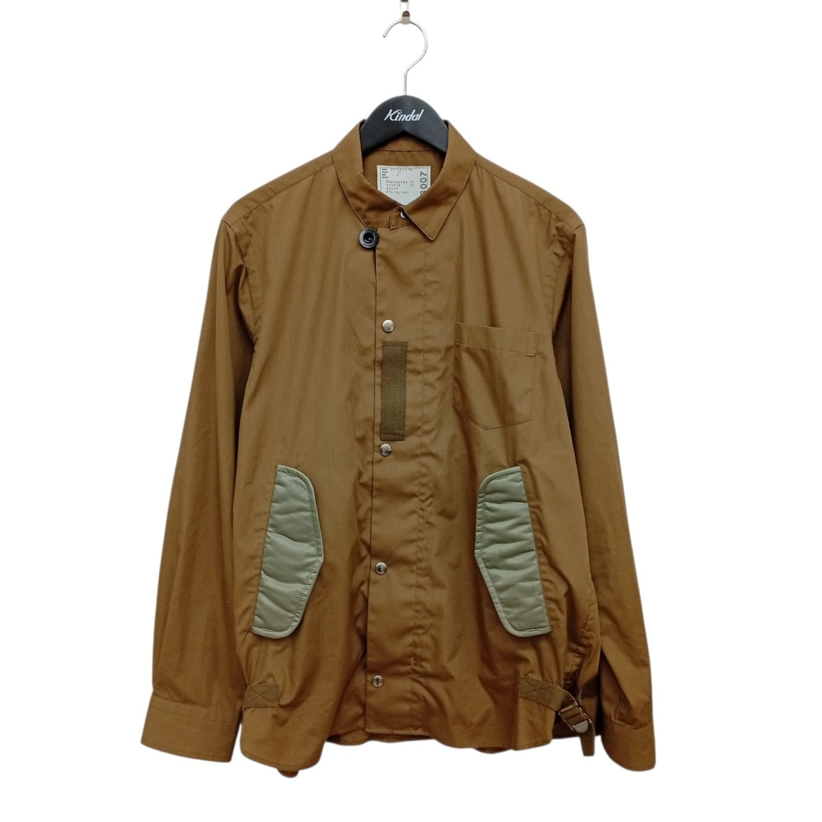 K*山様 sacai メンズ長袖シャツ sacai(サカイ) 長袖シャツ23-03007M 23-03007M カーキ サイズ 3