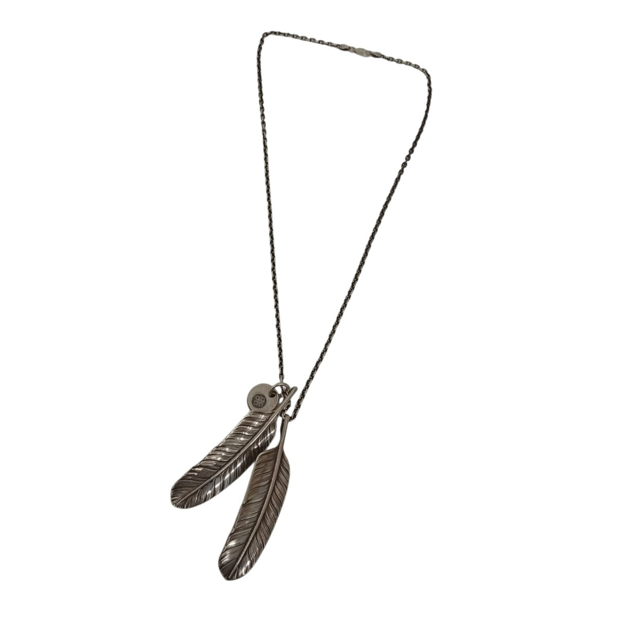 CHOLOS(チョロス) DOUBLE FEATHER TOP Sネックレス シルバー｜【公式 