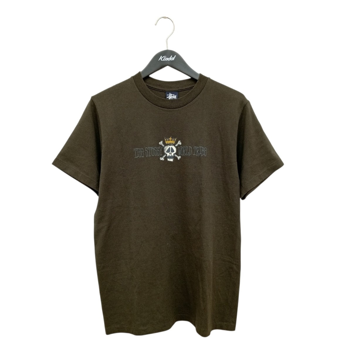 stussy(ステューシー) 紺タグ 90sTシャツ カーキ サイズ M｜【公式