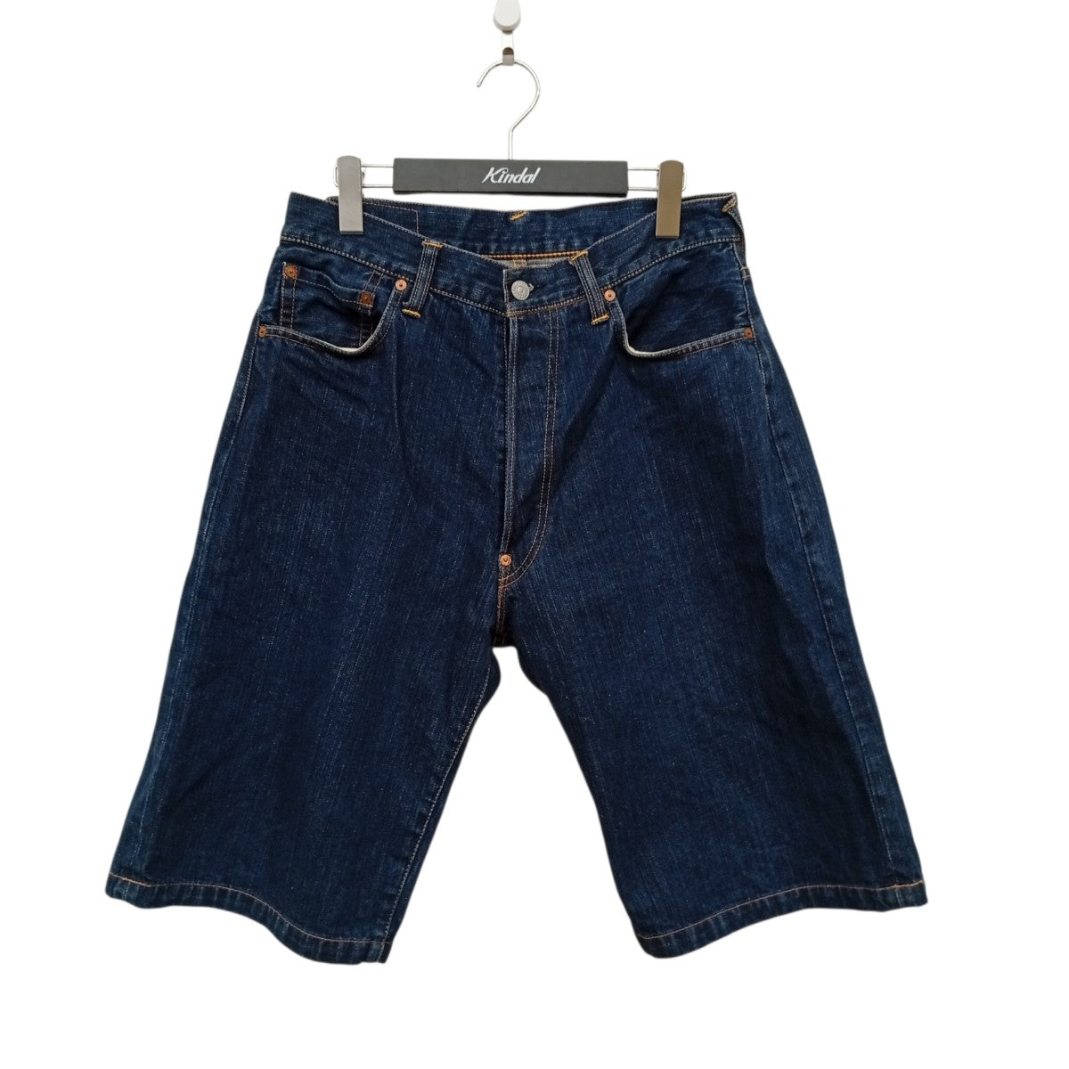 mayu-　EVISU 2001 大黒 ビッグカモメ ハーフデニムパンツ EVISU(エヴィス) ビッグカモメハーフパンツ2001 2001 ブルー サイズ 34