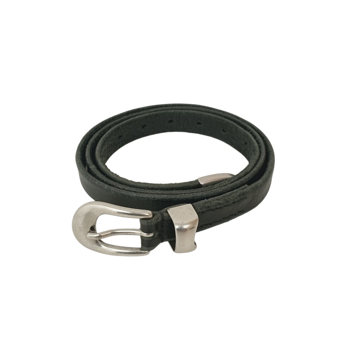 2 CM BELT Black Letherベルト