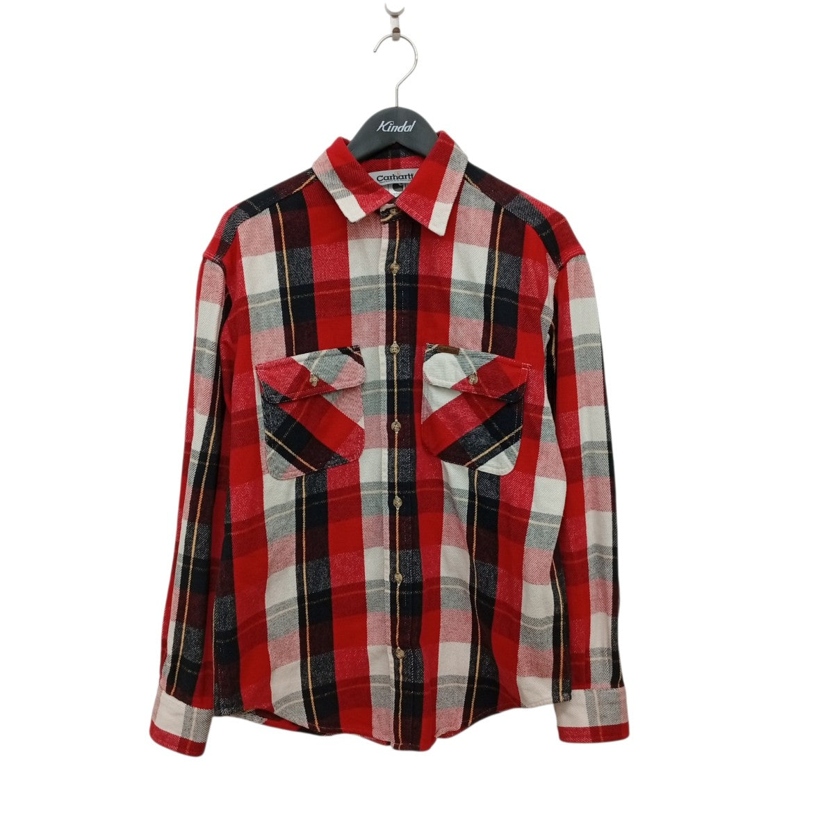 CarHartt(カーハート) チェックネルシャツ05154-109 05154-109 レッド