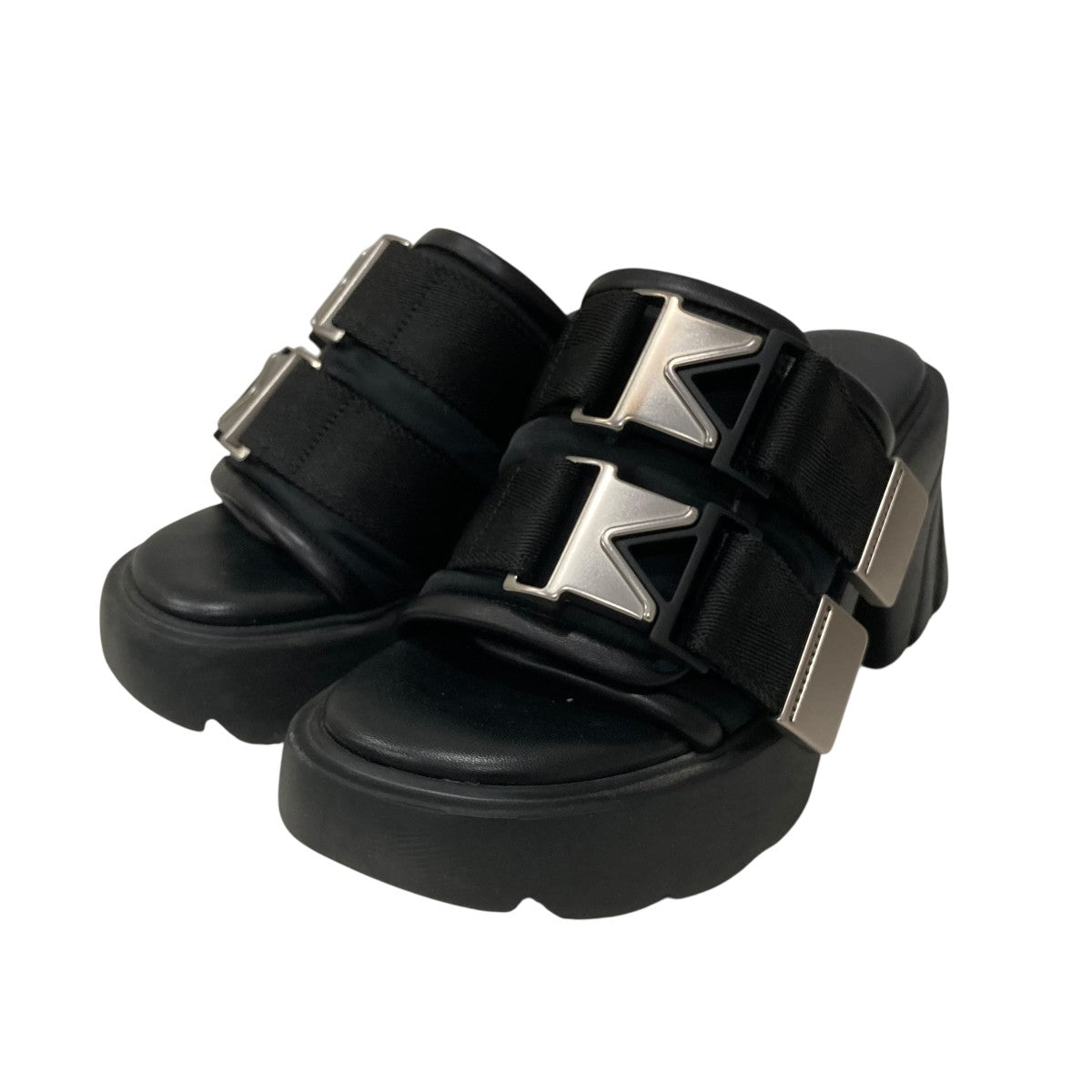Bottega Veneta デニム サンダル 35 BOTTEGA VENETA(ボッテガヴェネタ) サンダル ブラック サイズ 35