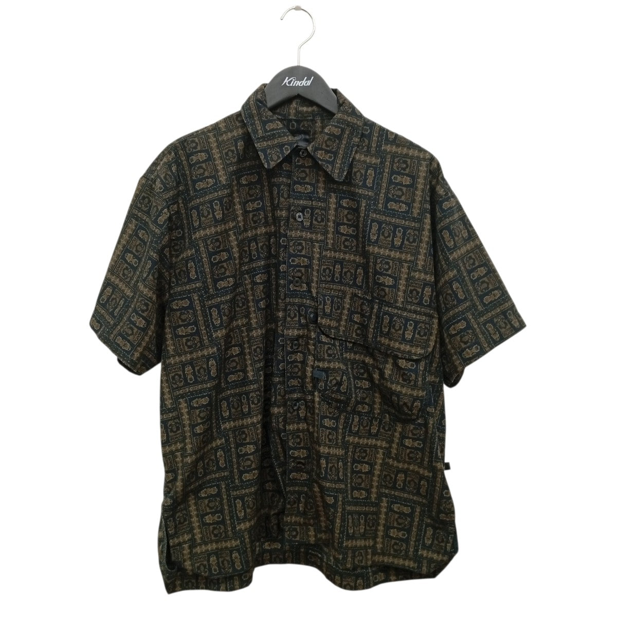 TECH SPORTS OPEN COLLAR SHIRTS S S半袖シャツBE-89023