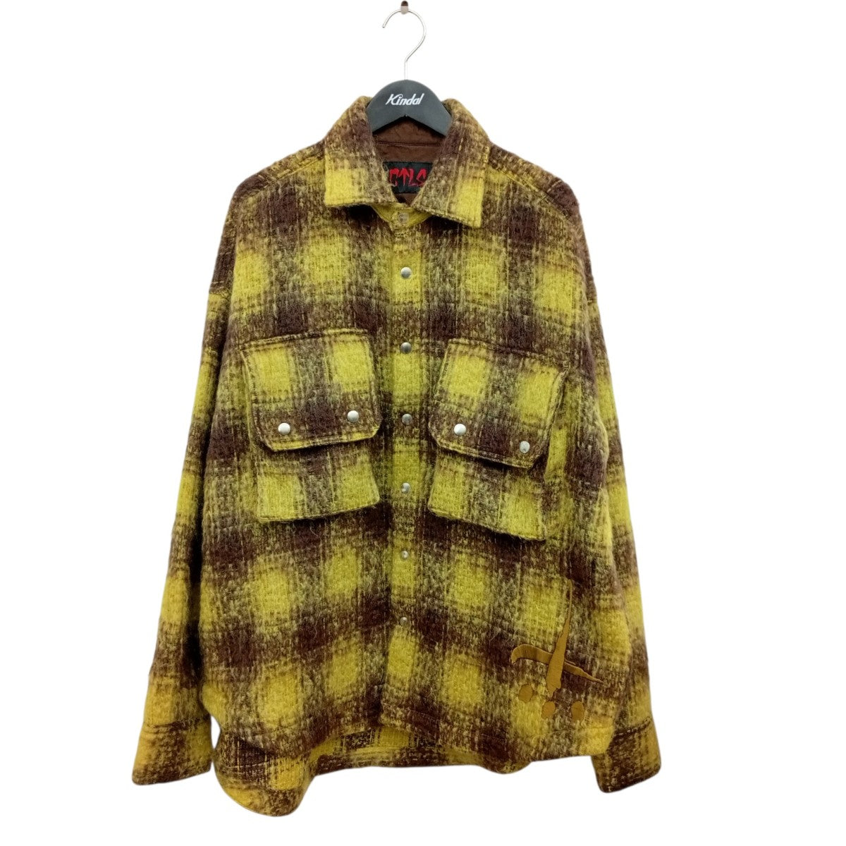 MOHAIR CHECK SHIRTジャケット2301100201