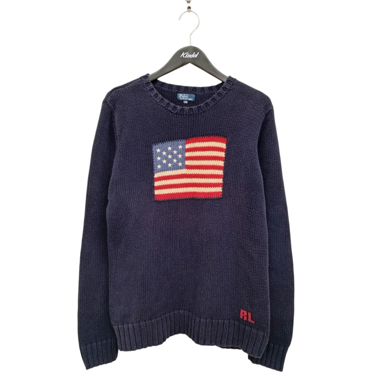 POLO RALPH LAUREN(ポロラルフローレン) 星条旗セーター ネイビー