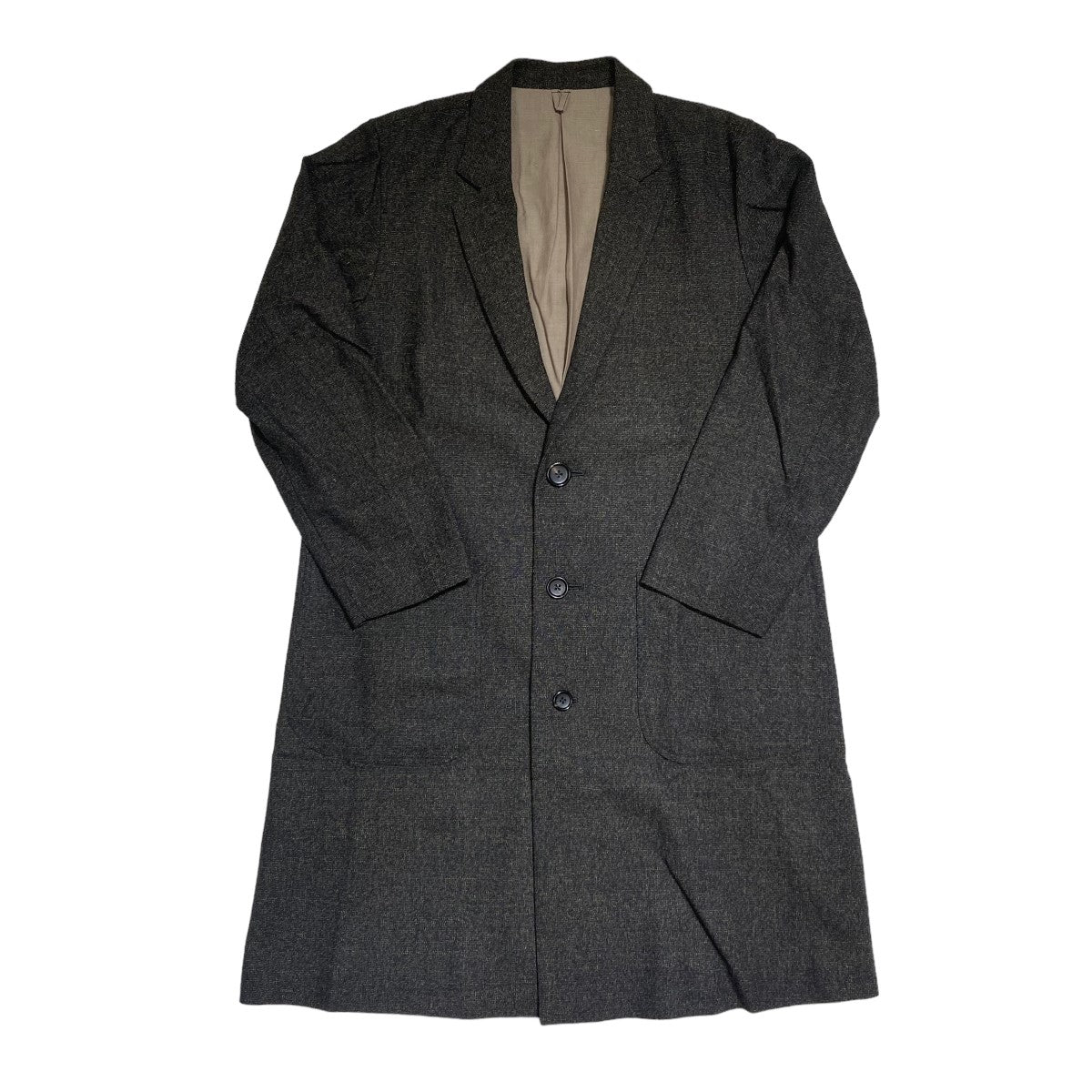 HEALTH(ヘルス) ウール×ナイロン パッチポケットチェスターコート