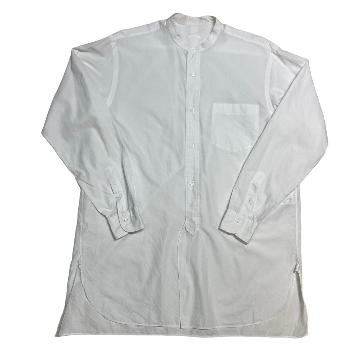 COMOLI(コモリ) 2020SS バンドカラーシャツ R01-02002 ホワイト サイズ 13｜【公式】カインドオルオンライン  ブランド古着・中古通販【kindal】