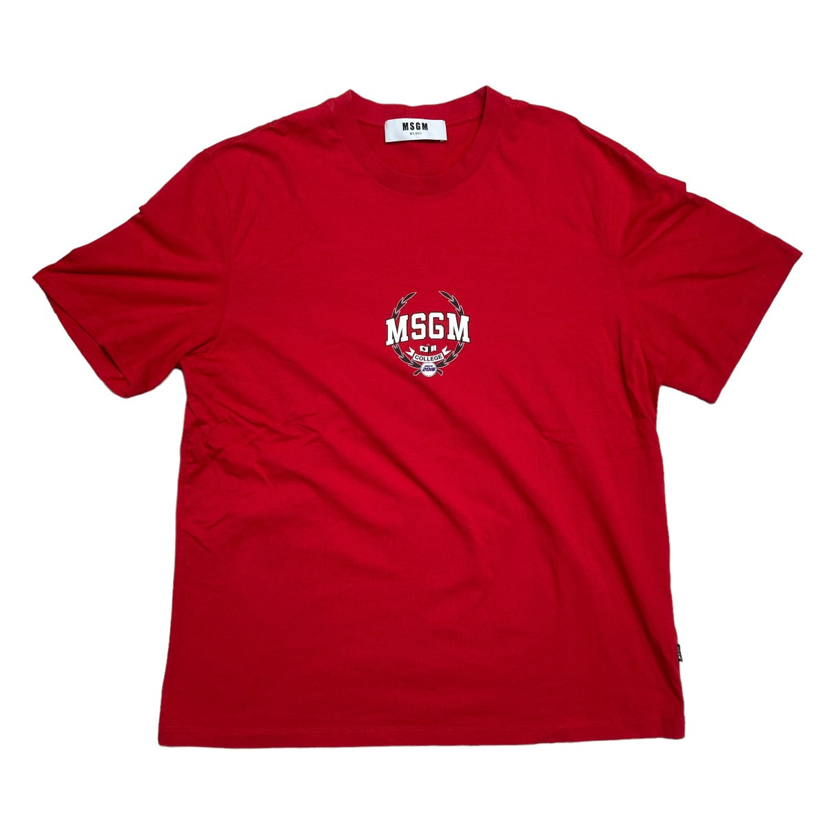 MSGM(エムエスジーエム) ロゴプリント 半袖カットソー Tシャツ 