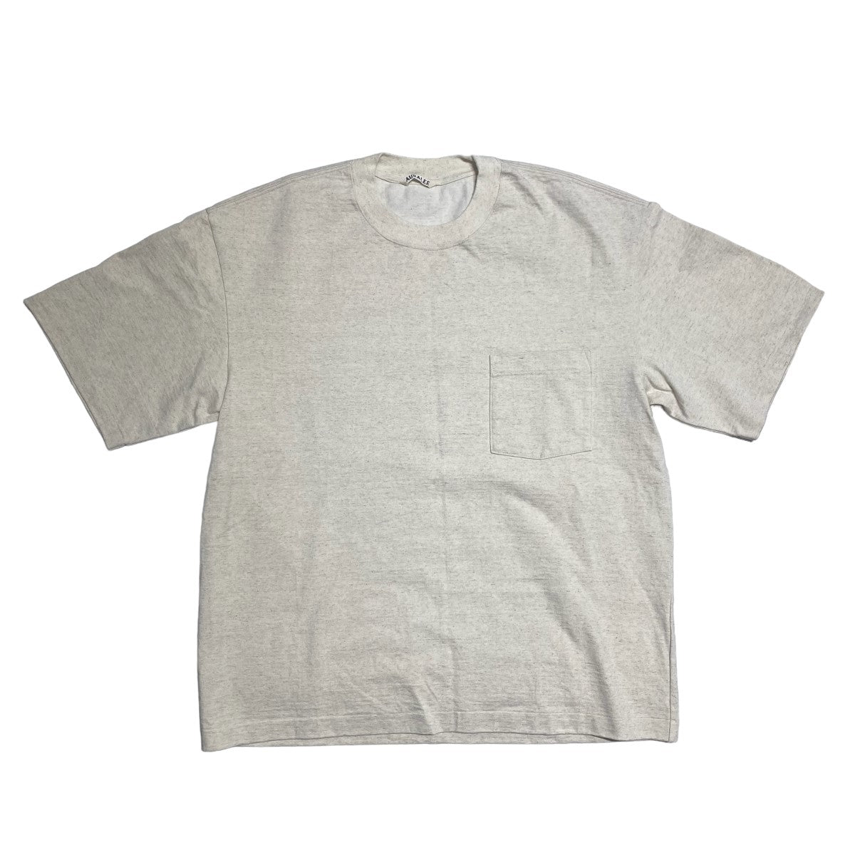 AURALEE(オーラリー) STAND UP TEE NATURAL 半袖カットソー／A21ST02SU 