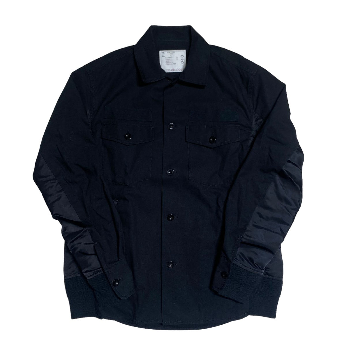 sacai(サカイ) 2021SS Cotton Oxford Nylon Twill Shirt シャツジャケット SCM 040 ブラック サイズ  13｜【公式】カインドオルオンライン ブランド古着・中古通販【kindal】