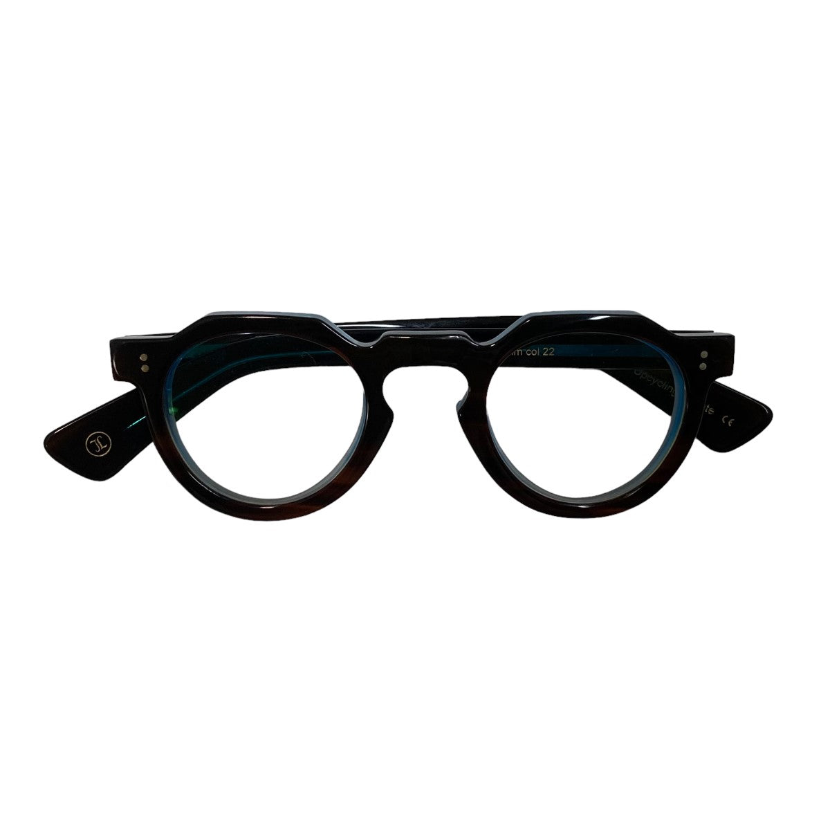 Lesca(レスカ) CROWN PANTO 8mm Limited Edition 眼鏡 ブラウン×ブルー サイズ  12｜【公式】カインドオルオンライン ブランド古着・中古通販【kindal】