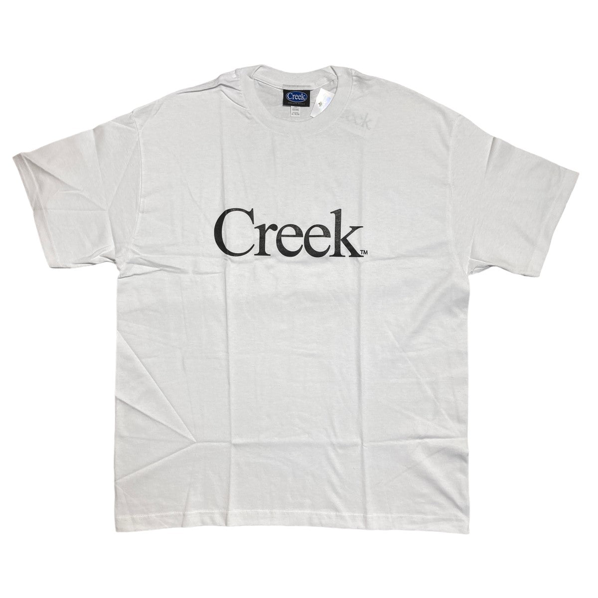 creek angler’s device(クリークアングラーズデバイス) ロゴ半袖Tシャツ ホワイト サイズ 12｜【公式】カインドオルオンライン  ブランド古着・中古通販【kindal】