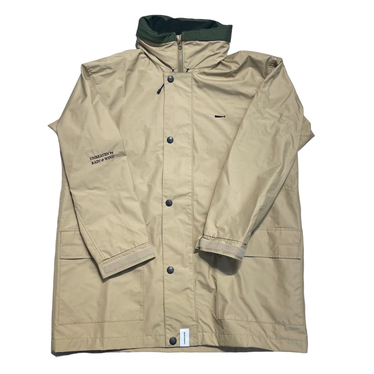 DESCENDANT(ディセンダント) Rudder 3Layer Jacket ベージュ×オリーブ 