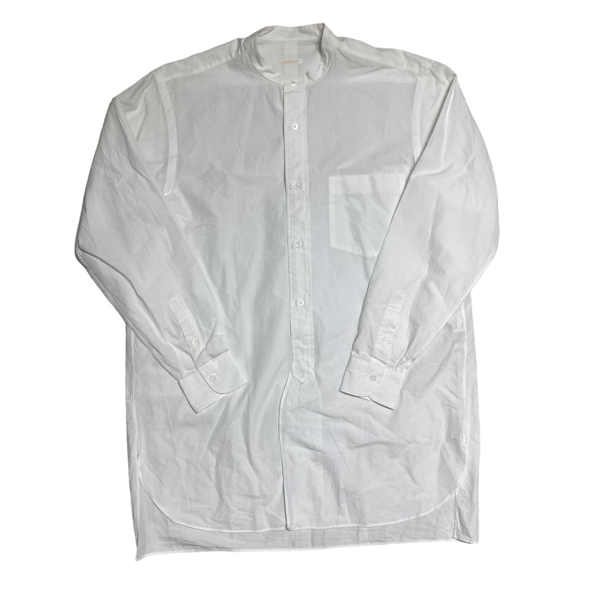 COMOLI(コモリ) バンドカラーシャツ／V01 02002 V01 02002 ホワイト ...