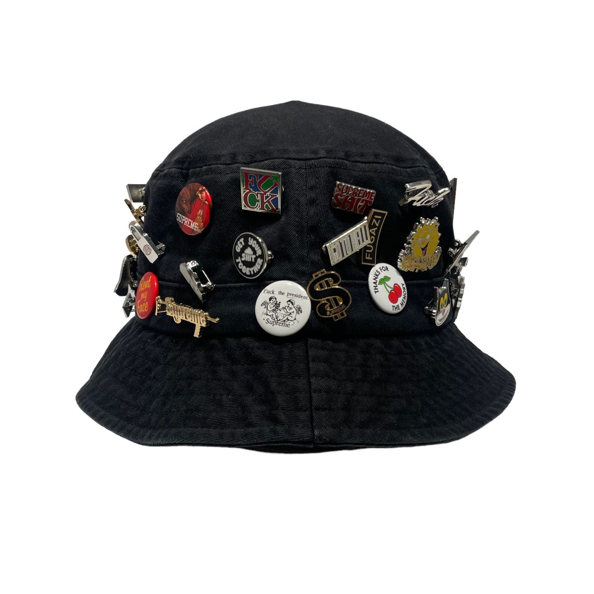 SUPREME(シュプリーム) 2023AW Pins Crusher バケットハット ブラック サイズ 14｜【公式】カインドオルオンライン  ブランド古着・中古通販【kindal】