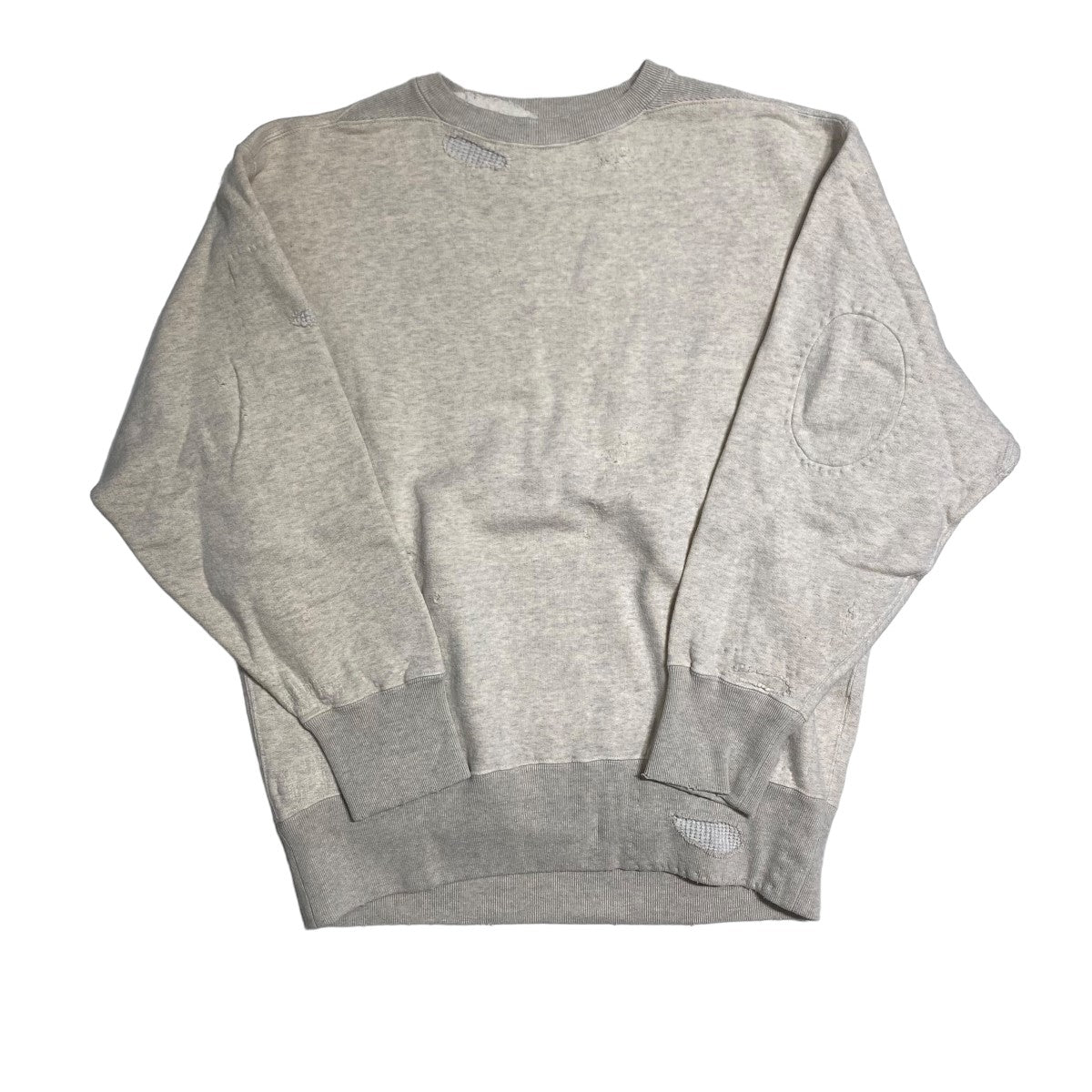 OLD JOE ＆ CO．(オールドジョー) PATINA COTTON SWEAT CREW NECK ダメージスルーネックスウェット 222OJ  CT02 グレー サイズ 14｜【公式】カインドオルオンライン ブランド古着・中古通販【kindal】